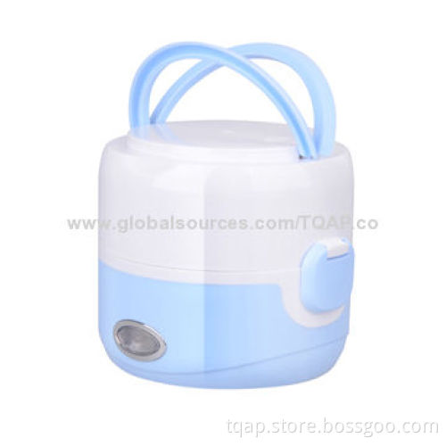 Portable Food Warmer Electric Rice Cooker with Spoon and Egg Holder
